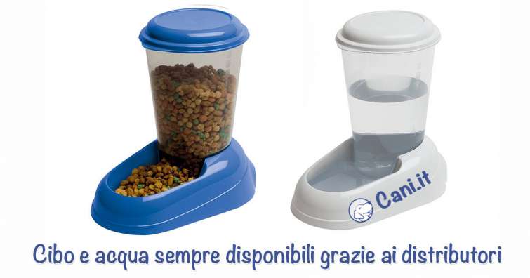 Cibo e acqua sempre disponibili grazie ai distributori